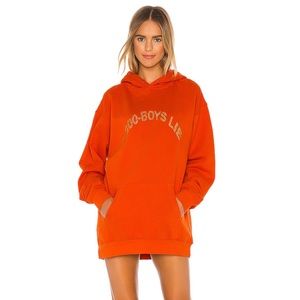 1-800-boys-lie orange hoodie